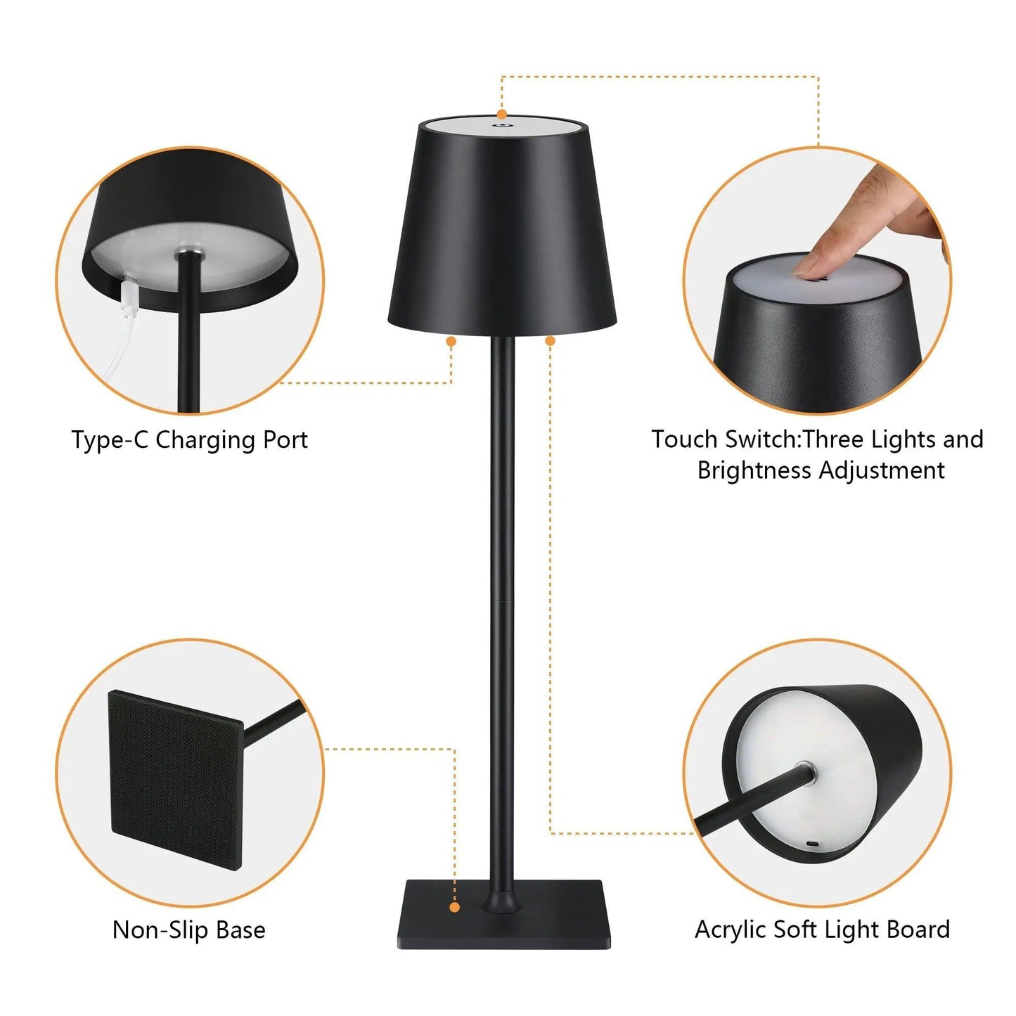 Lumin Touch™ - Wireless Table Lamp - OozyHome